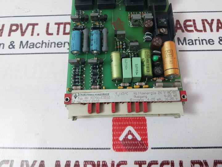 Apparatebau Hundsbach Ah 90700-c3212 4-20 Ma 16-20V Pcb Card