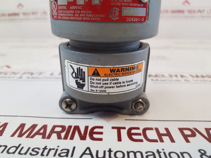 Appleton Acp6034Bc Pin & Sleeve Reverse Service Plug