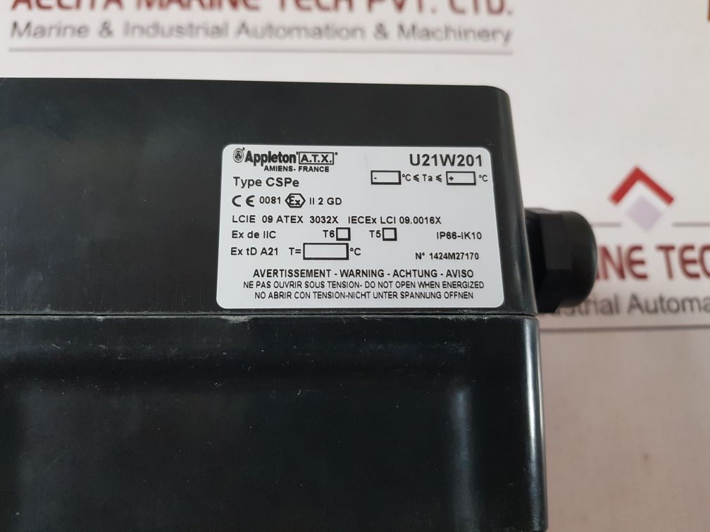 Ceag/Appleton Ghg411 Cspe Control Station U21W201