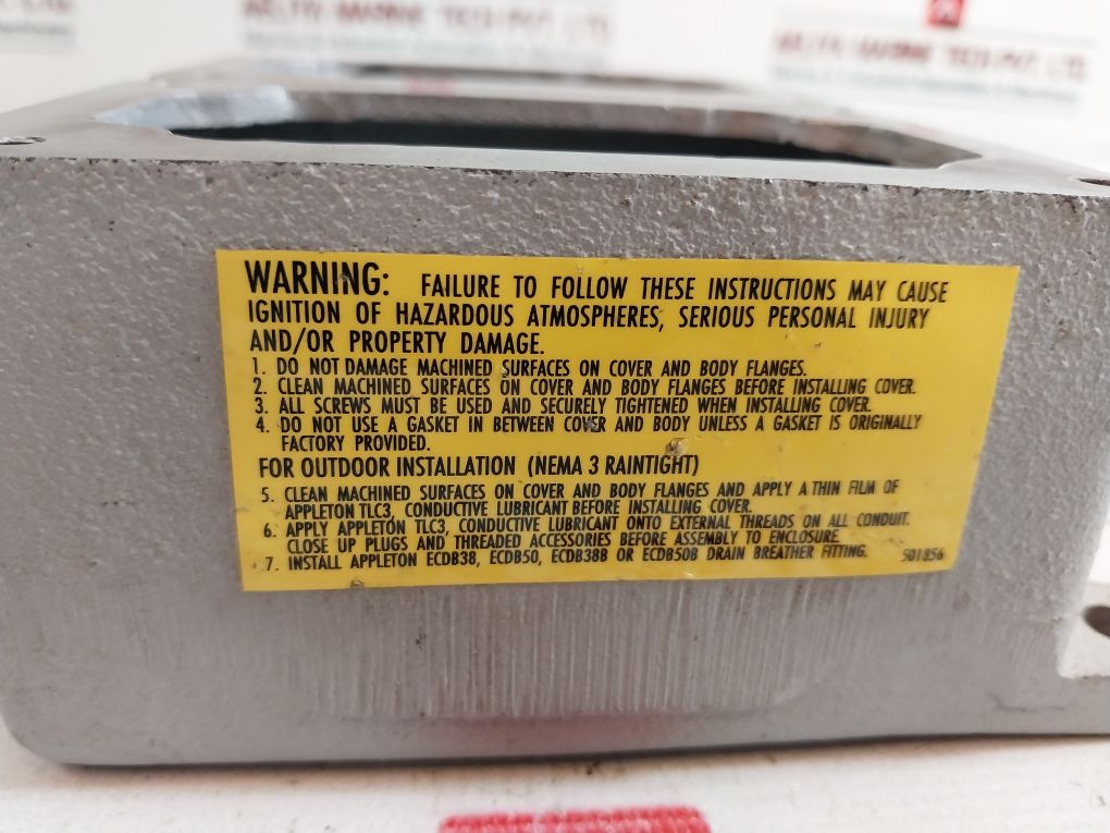 Appleton Efdc275-nl-q Control Assembly Body