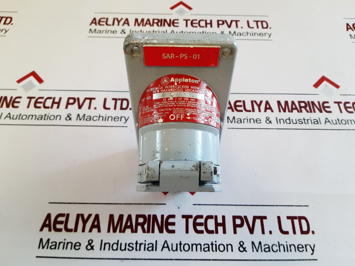 Appleton Electric Efsc17520232 Receptacle Interlocked With Switch