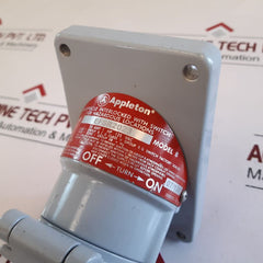 Appleton Electric Efsr2023 Receptacle Interlocked With Switch