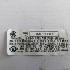 Appleton Smpbu1Q Red Push Button