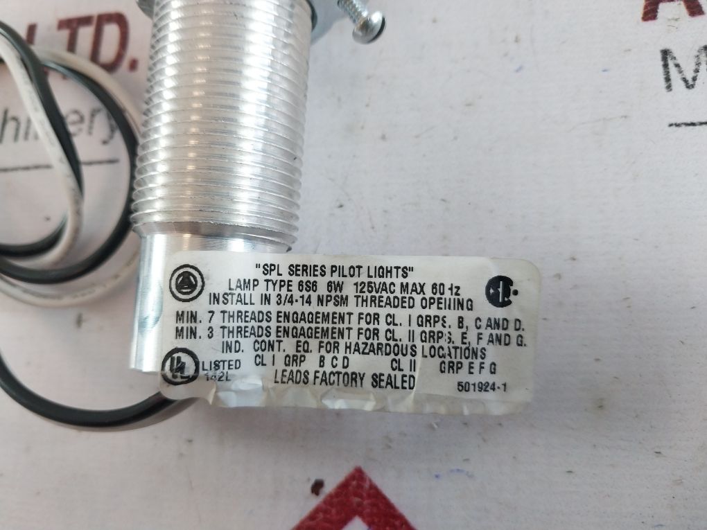 Appleton 6S6 Spl Series Pilot Lights