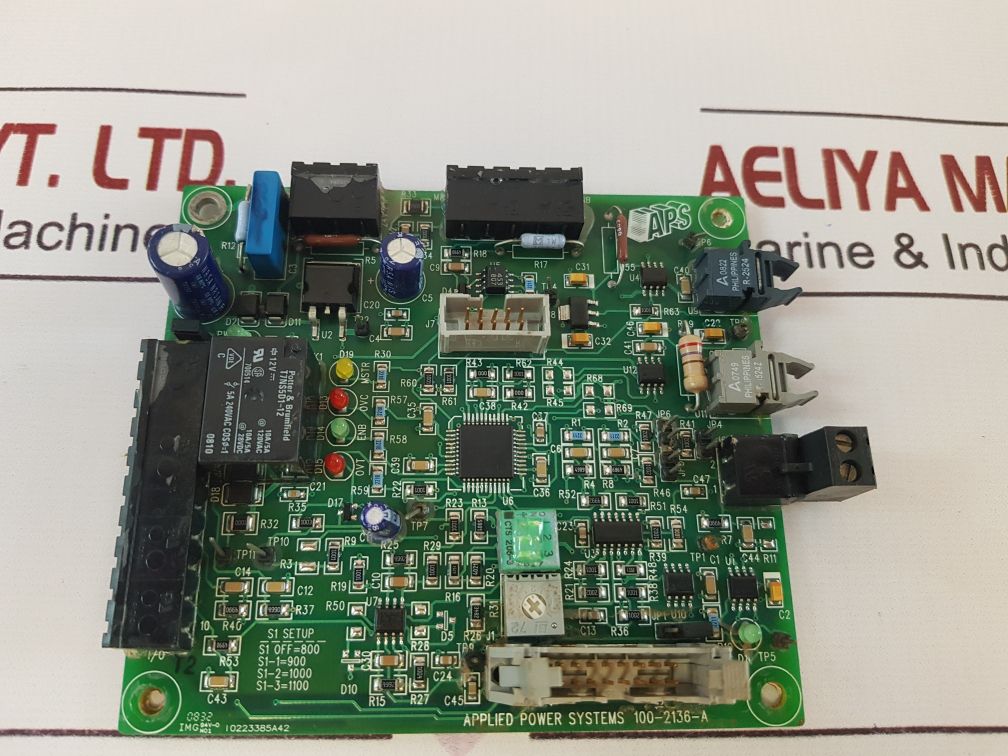 Applied Power Systems 100-2136-a Pcb Card 100-2136 Rev B