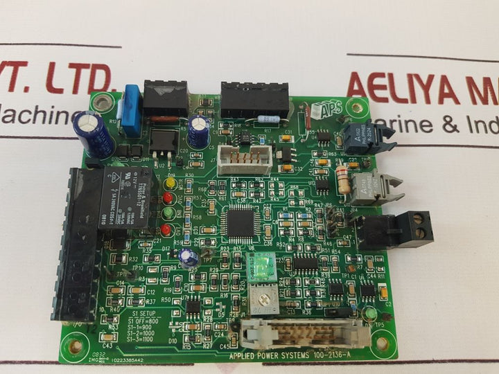 Applied Power Systems 100-2136-a Pcb Card 100-2136 Rev B
