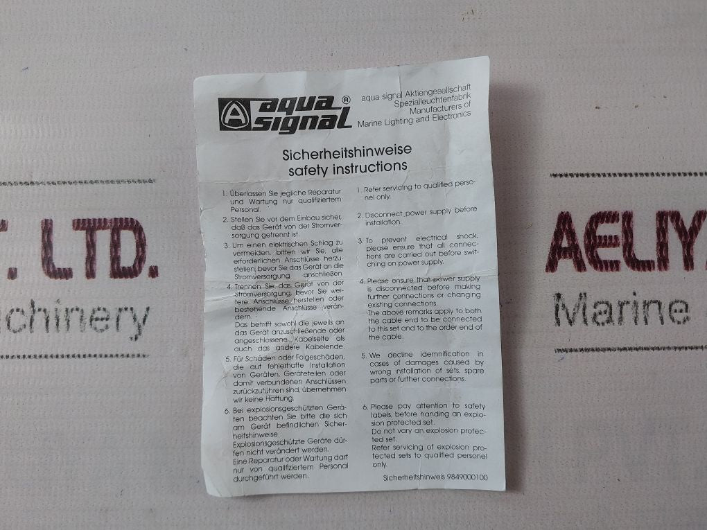 Aqua Signal 21166031