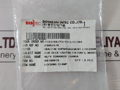 Lot Of 6X Aqua Signal Locking Clamp