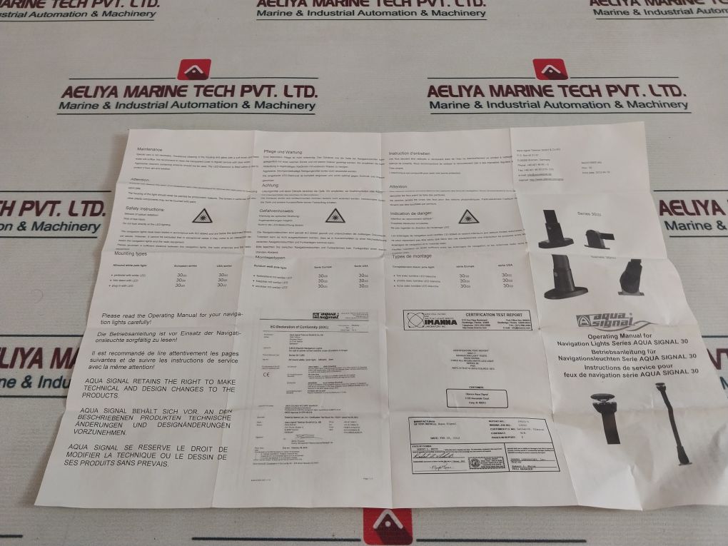 Aqua Signal Sw 30 All Round Navigation Light 12/24V