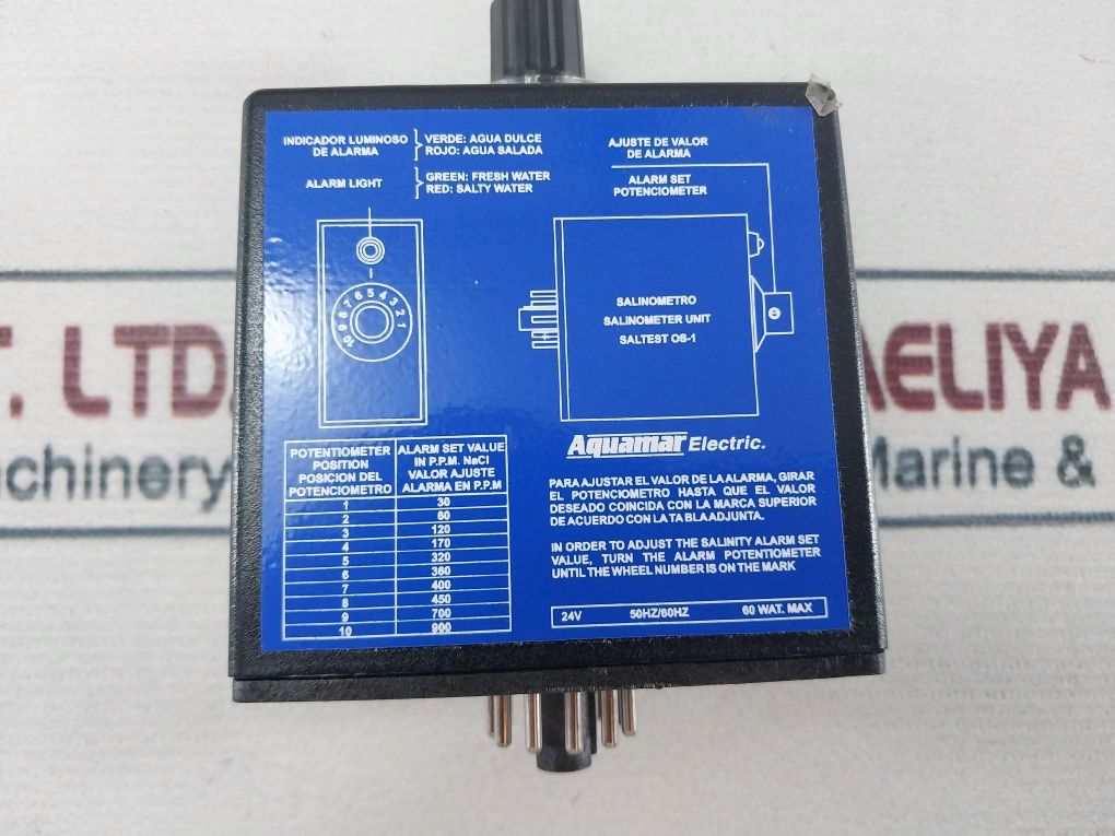 Aquamar 24V Salinometer Unit