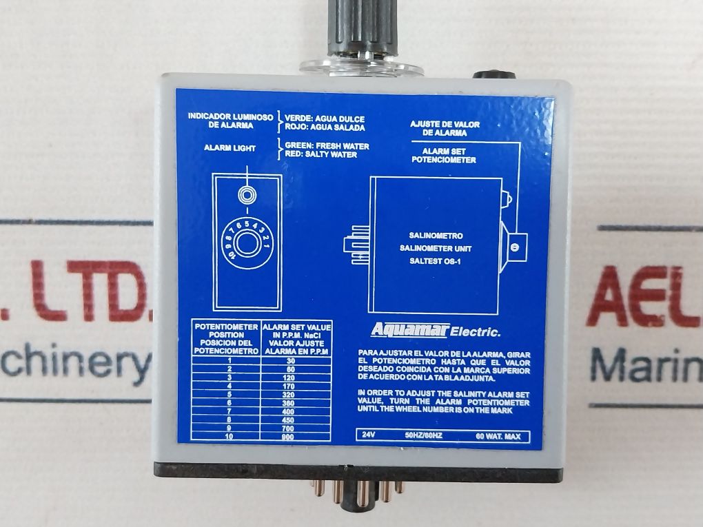 Aquamar Electric 24V Salinometer Unit
