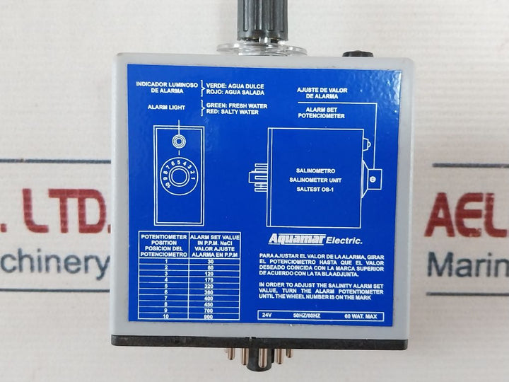 Aquamar Electric 24V Salinometer Unit