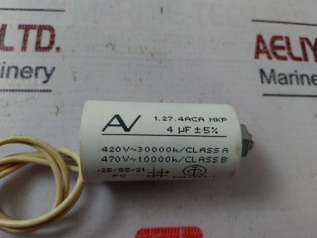Arcotronics 1.27.4Aca Mkp White Single Phase Capacitor