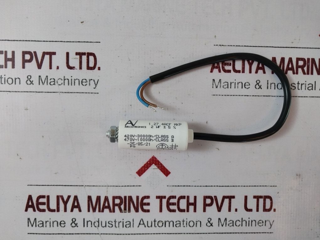 Av Arcotronics 1.27.4Acf Mkp Capacitor 2 μF ±5%