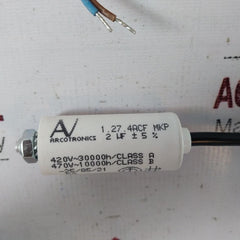 Av Arcotronics 1.27.4Acf Mkp Capacitor 2 μF ±5%