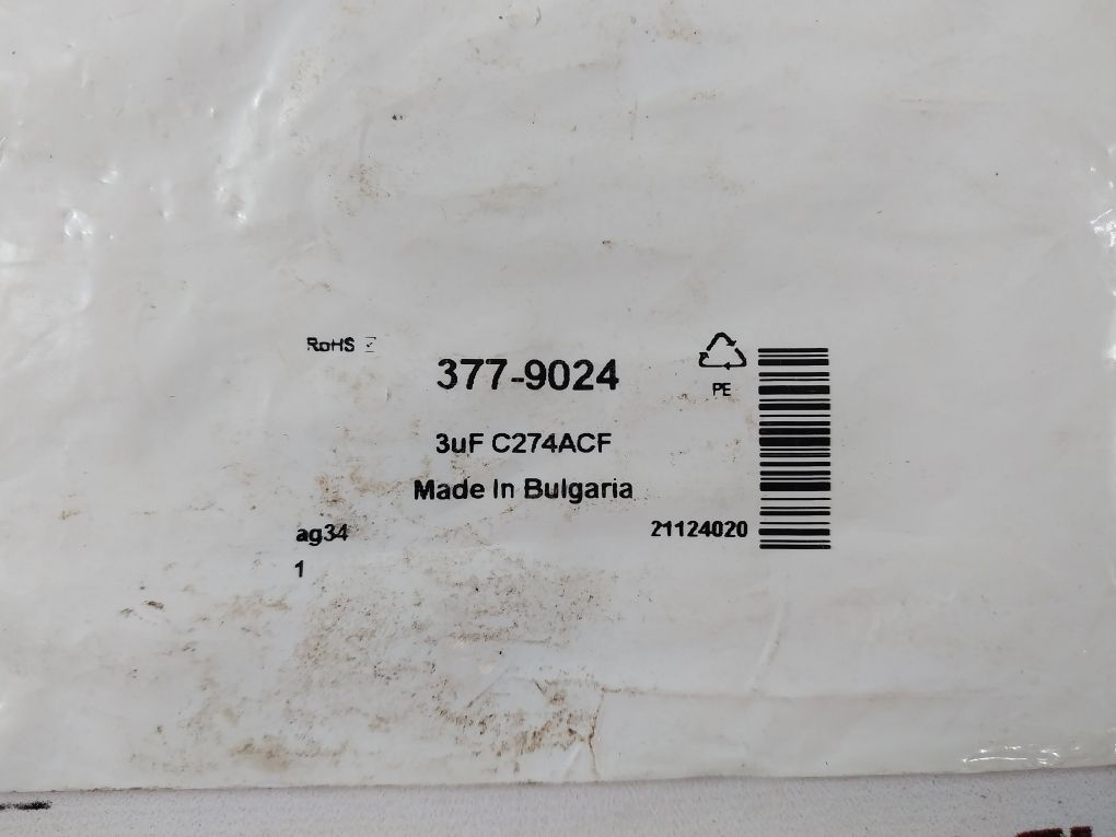 Av Arcotronics 1.27.4Acf Mkp Capacitor 3μF ±5%