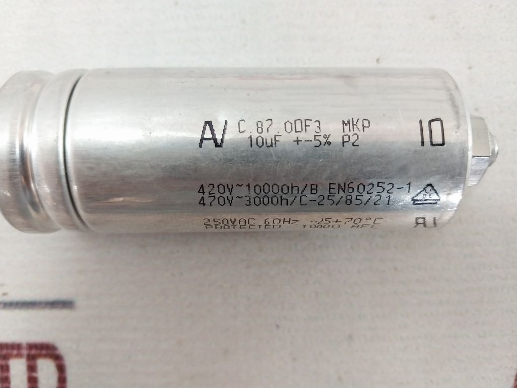 Arcotronics C.87.0Df3 Mkp Capacitor 250Vac 60Hz 