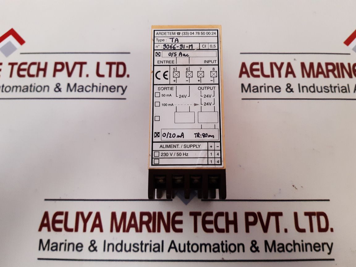 Ardetem Ta Converter 9066-91-m Aliment./Supply 230V/50Hz