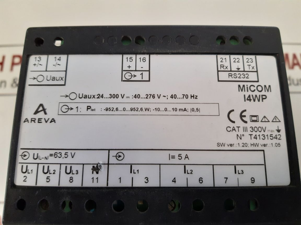 Areva Micom I4Wp Transducer