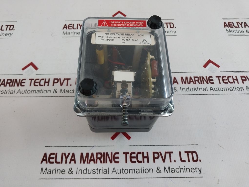 Areva Vag11Yf8011Adch No Voltage Relay Vag 110 Ac