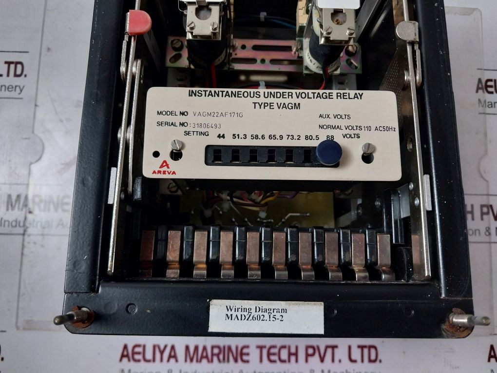 Areva Vagm22Af171G Instantaneous Under Voltage Relay Vagm
