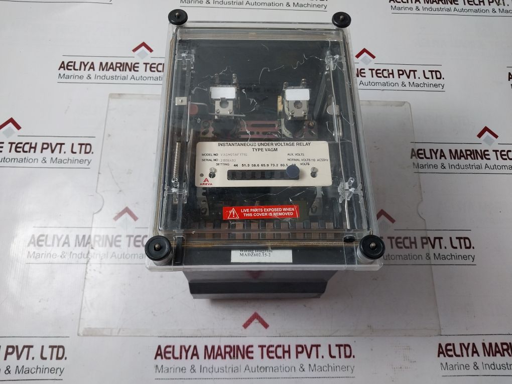 Areva Vagm22Af171G Instantaneous Under Voltage Relay Vagm