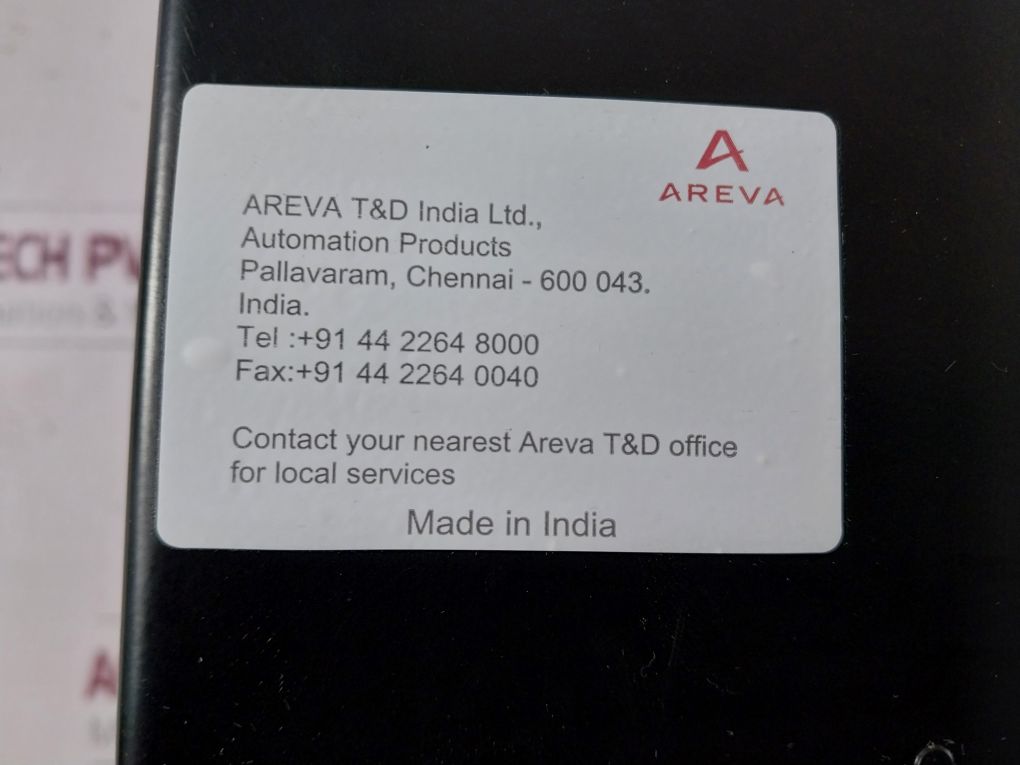 Areva Vajc11Bf1004Aba Voltage Control Relay 