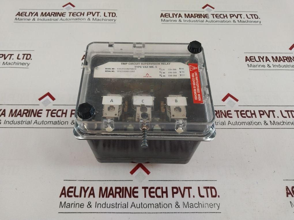 Areva Vax31Zg8075Bch Trip Circuit Supervision Relay Vax Mk. Ii