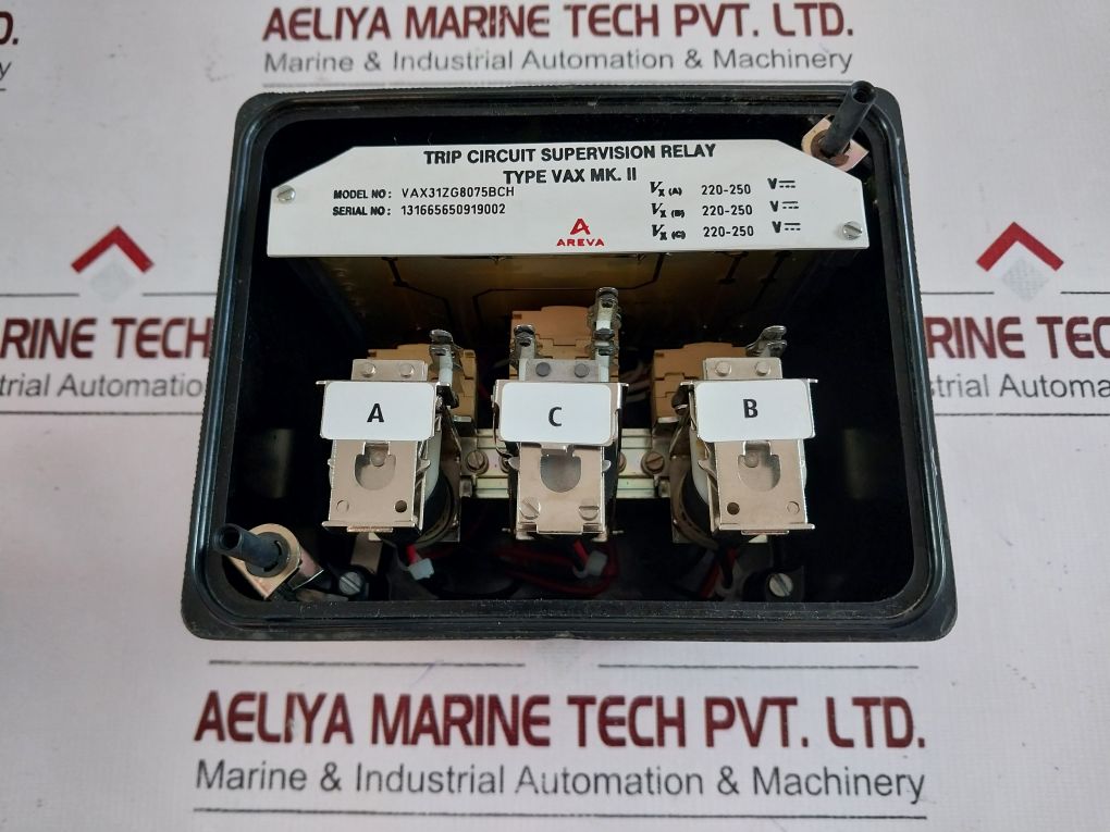Areva Vax31Zg8075Bch Trip Circuit Supervision Relay Vax Mk. Ii