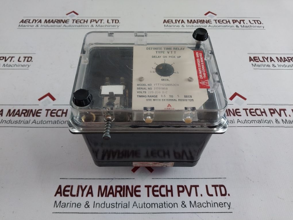 Areva Vtt11Zg8053Ch Definite Time Relay
