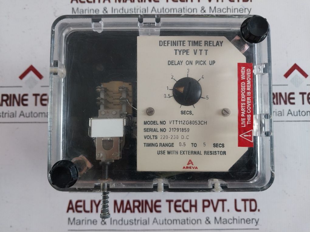 Areva Vtt Definite Time Relay Vtt11Zg8053Ch