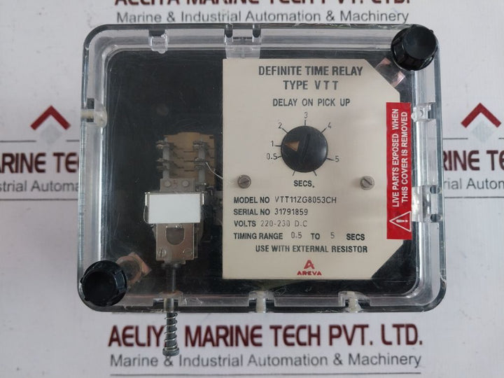 Areva Vtt Definite Time Relay Vtt11Zg8053Ch