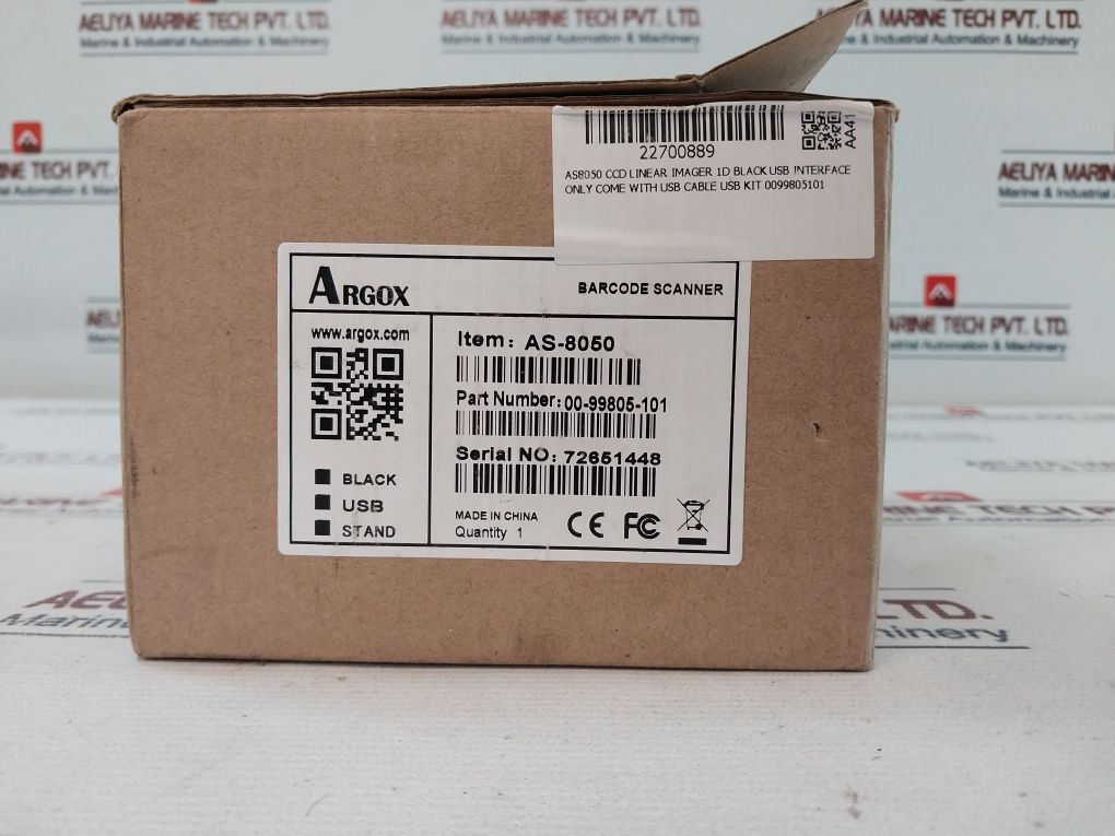 Argox As-8050 Handheld Barcode Scanner Kit 00-99805-101