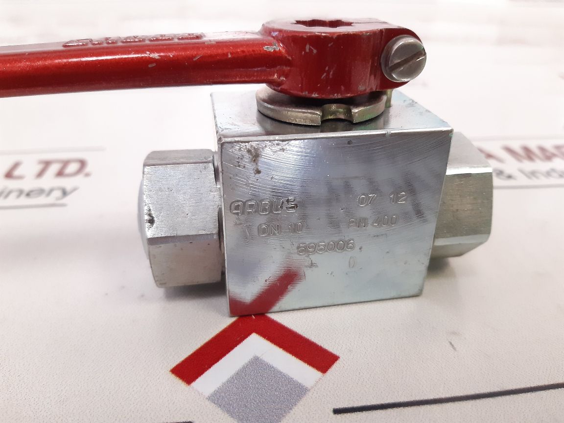 Argus 595006 Block Ball Valve Dn 10 Pn 400