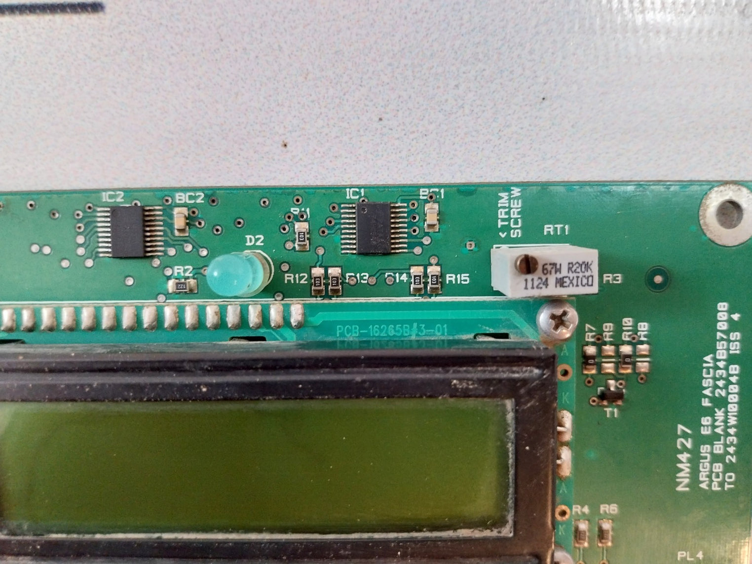 Argus Nm427 Pcb Blank 2434857008 94V-0