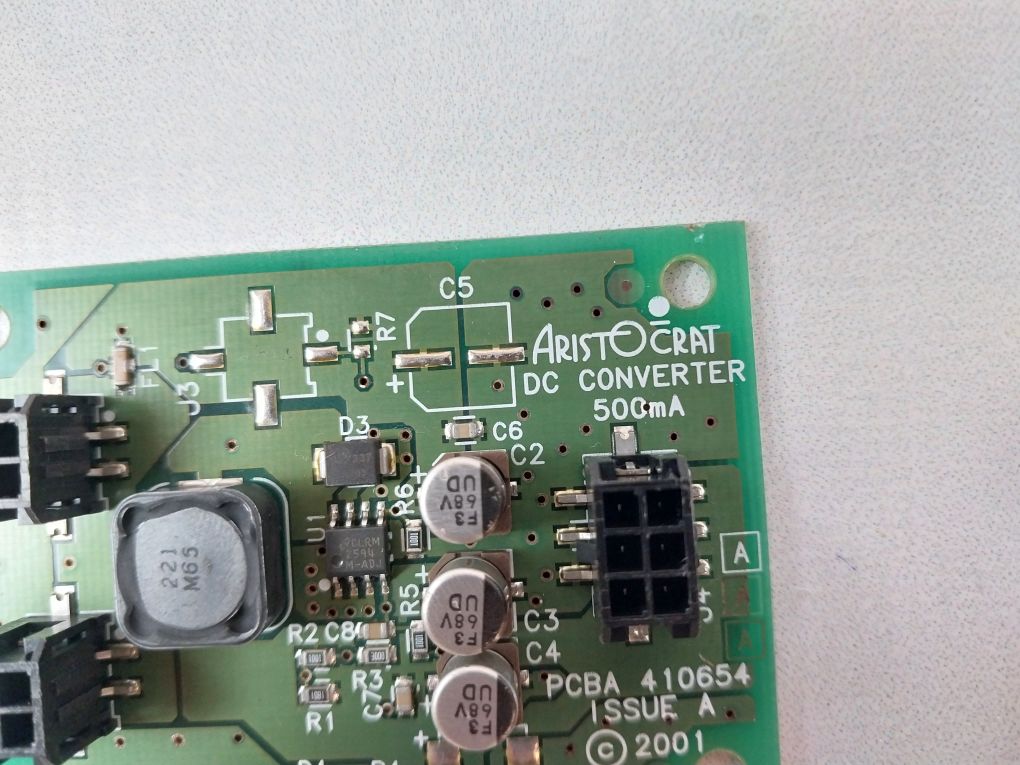 Aristocrat Pcba 410654 Dc Converter Board 500Ma