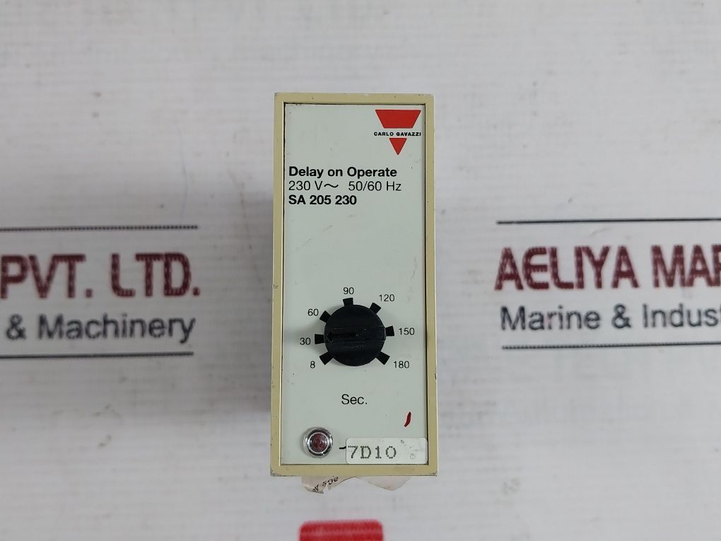 Carlo Gavazzi Sa 205 230 Time Delay Relay With Base 230V 50/60 Hz
