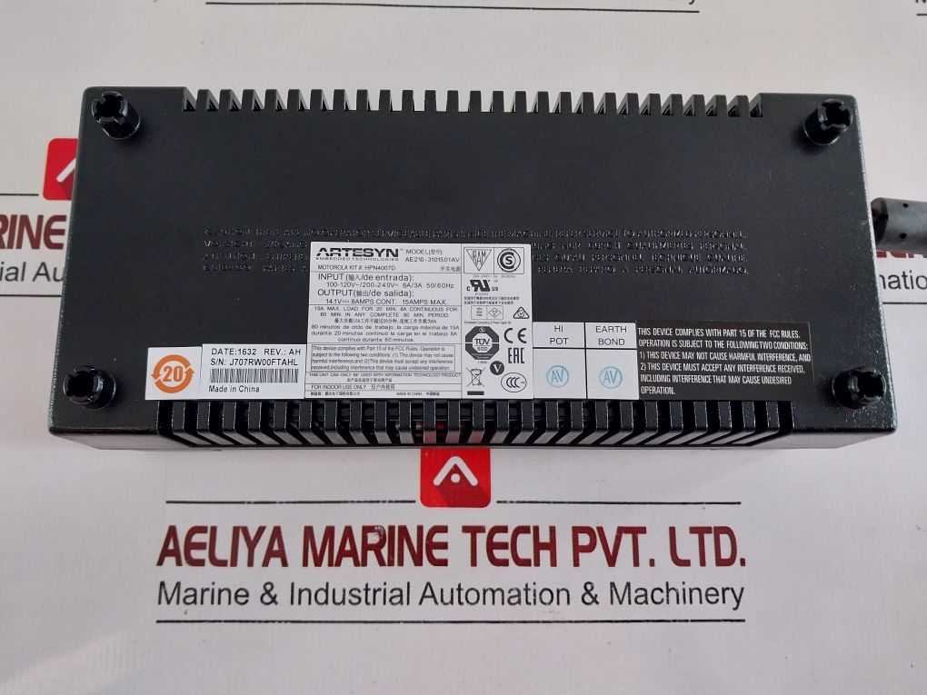 Motorola/Artesyn Ae210-3101501Av Switching Power Supply Hpn4007D