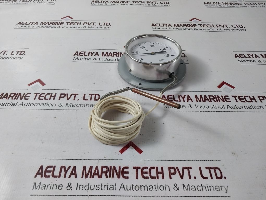 Arthermo 0-120°C Dial Thermometer Capillary Temperature Gauge