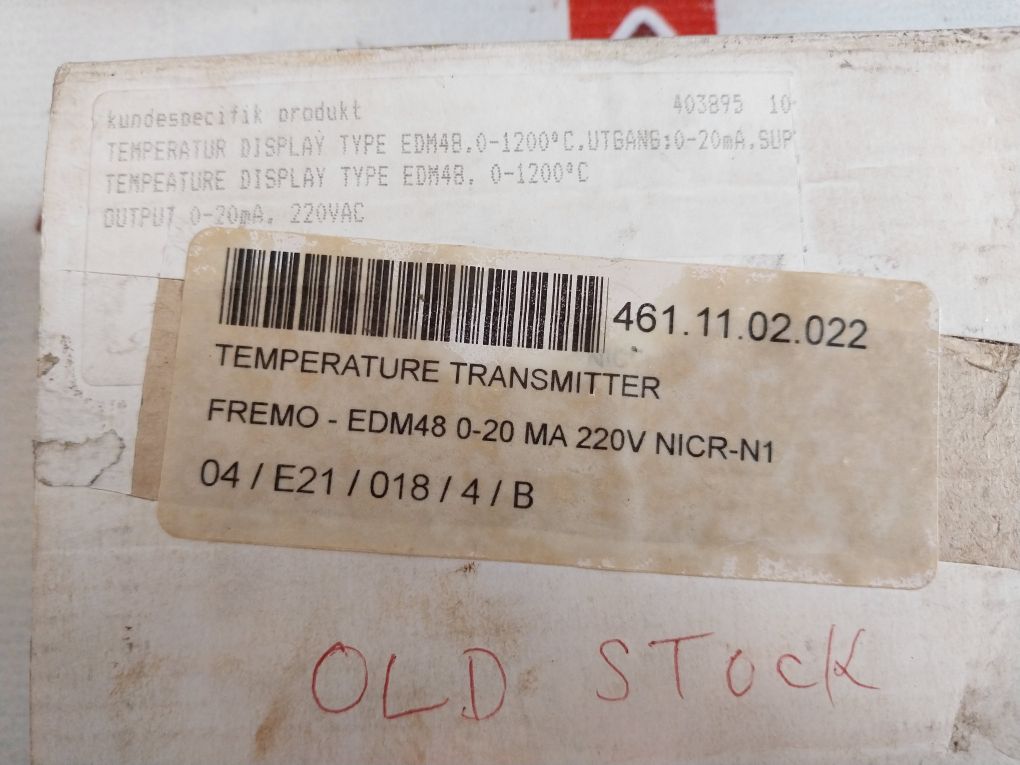 As Jensen Edm 48 Digital Meter 220 Vac