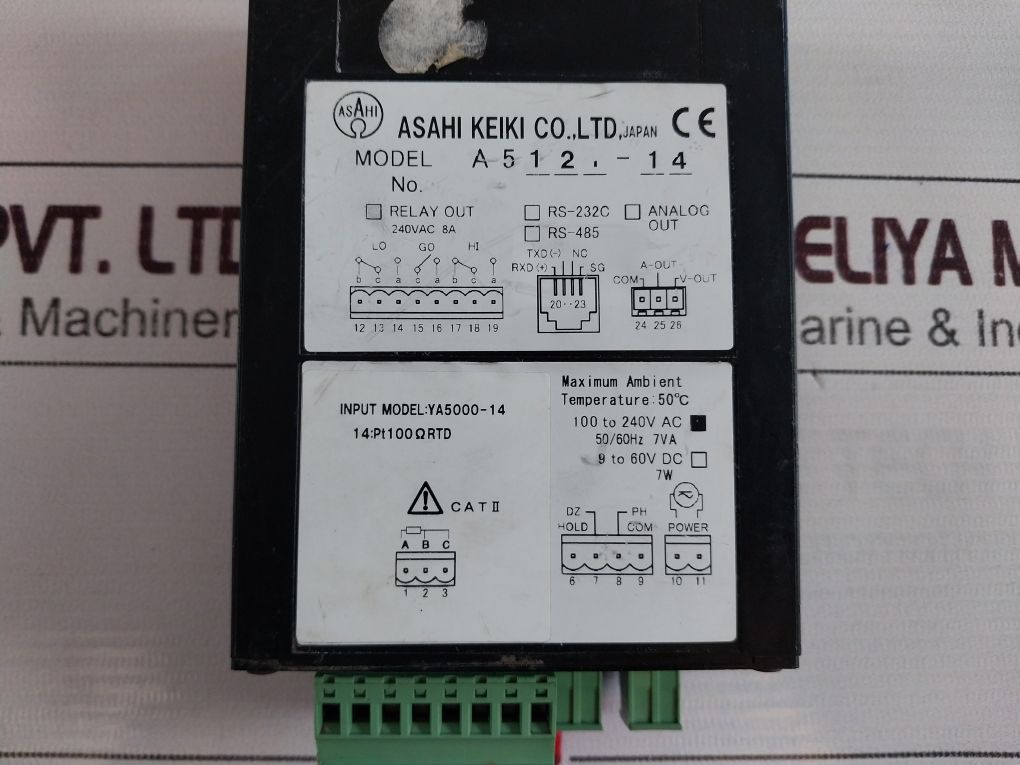 Asahi Keiki Digital Panel Meter A512X-14
