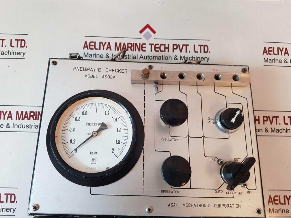 Asahi Mechatronic As02A Pressure Gauge As02A-6