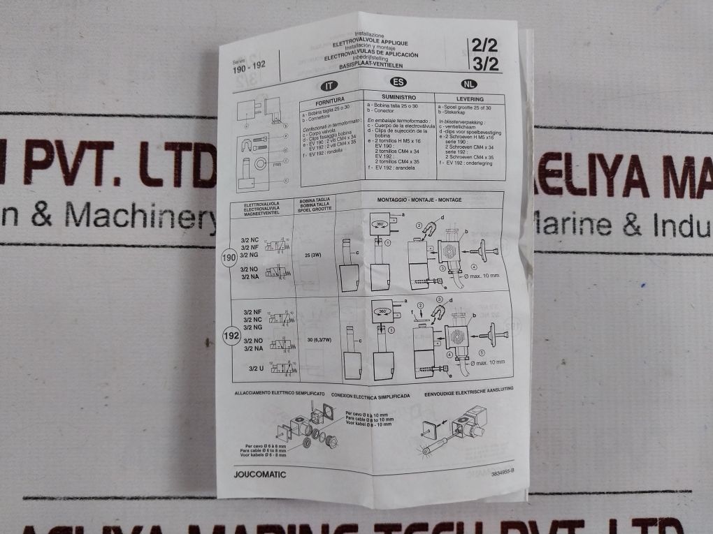 Asco 19090005 Solenoid Valve Series 190