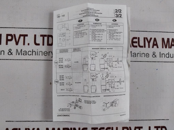 Asco 19090005 Solenoid Valve Series 190