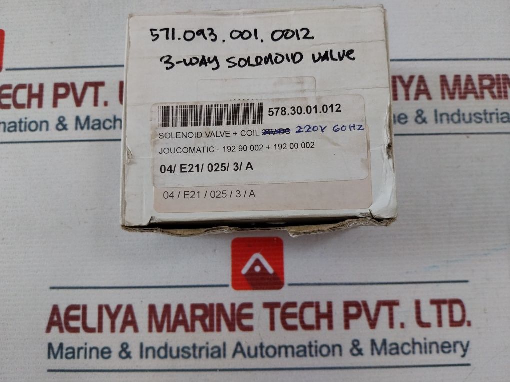 Asco 19200002 Solenoid Valve With Coil