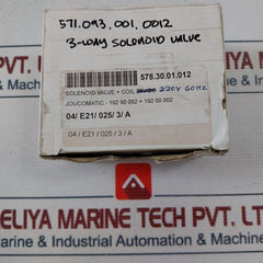 Asco 19200002 Solenoid Valve With Coil