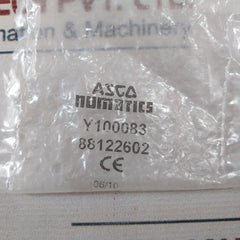 Asco 19200002 Solenoid Valve With Coil