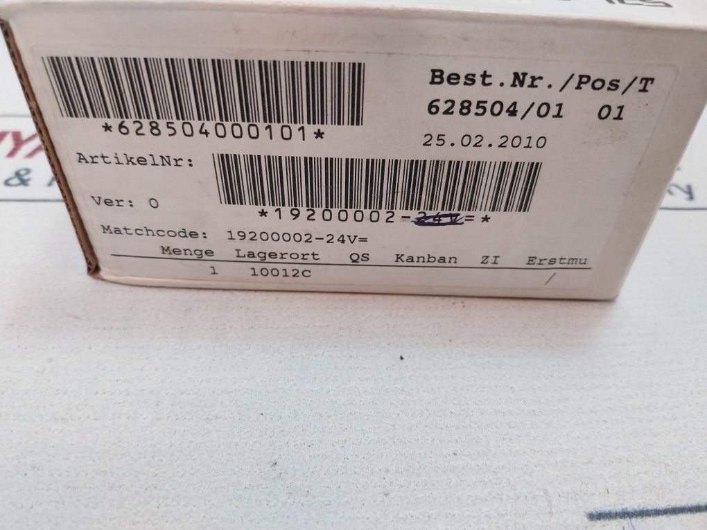 Asco 19200002 Solenoid Valve With Coil Set