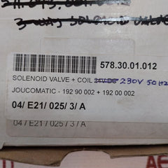 Asco 19200002 Solenoid Valve With Coil Set