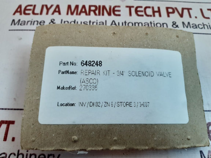 Asco 270336 Solenoid Valve Repair Kit